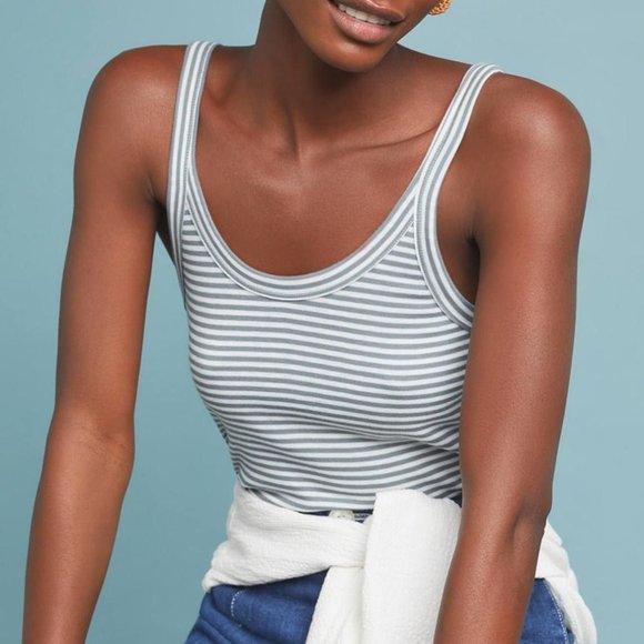 Anthropologie Tops - NWT Anthropologie Lacausa Kaya Striped Tank Top M